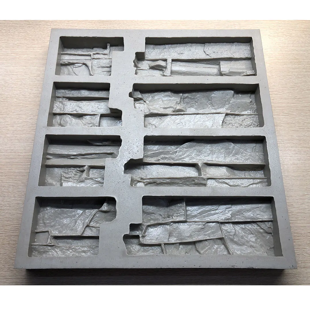 Полиуретановая форма для декоративного камня Сланец Скала Угол составной F160G